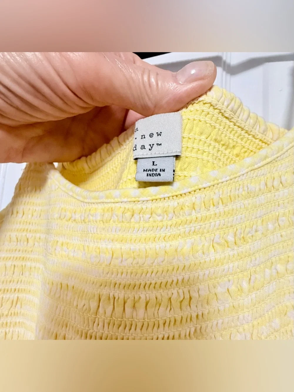 a new day Yellow Smocked Tank Midi Dress - Picture 2 of 8